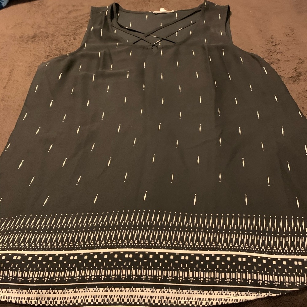 Tribal Print Tank Top